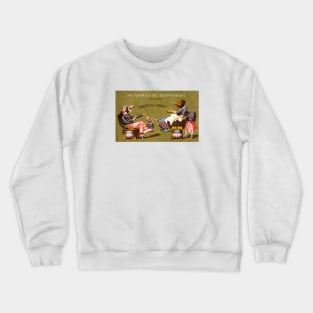 1880 Patriotic Family of Bald Eagles Crewneck Sweatshirt